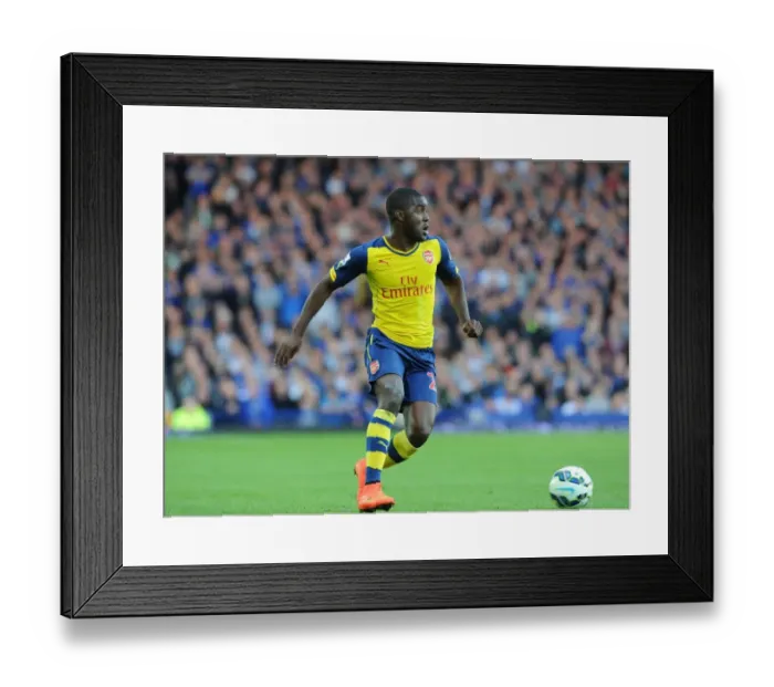 Framed Print : Joel Campbell in Action: Everton vs Arsenal, Premier League 2014 / 15 Framed Print : Joel Campbell in Action: Everton vs Arsenal, Premier League 2014 / 15