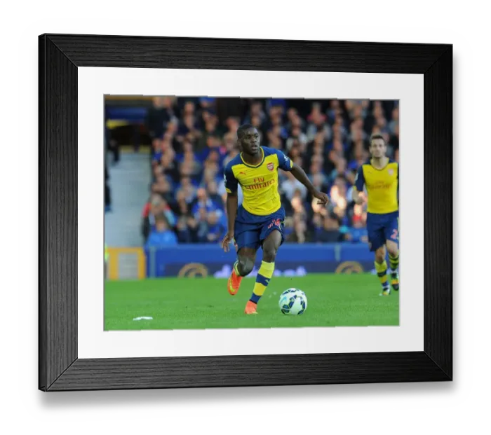 Framed Print : Joel Campbell in Action: Everton vs Arsenal, Premier League 2014 / 15 Framed Print : Joel Campbell in Action: Everton vs Arsenal, Premier League 2014 / 15