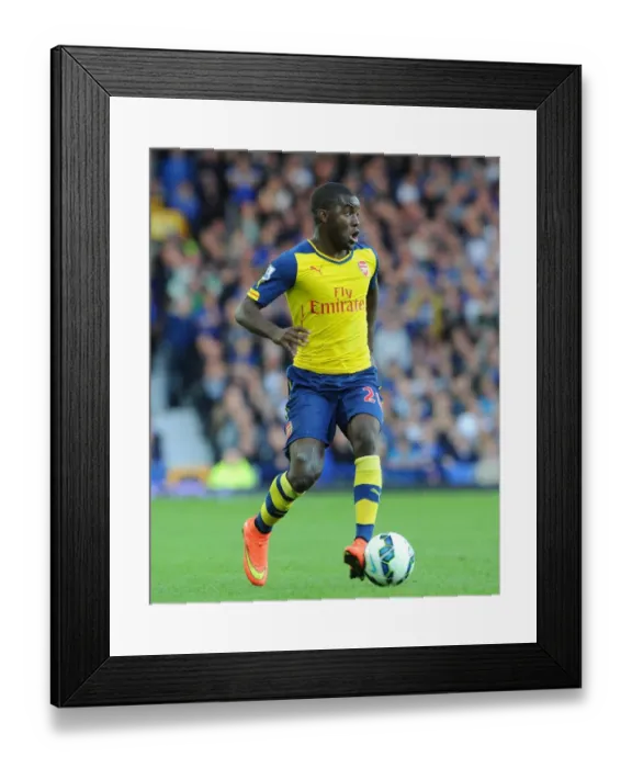 Framed Print : Joel Campbell in Action: Everton vs. Arsenal, Premier League 2014 / 15 Framed Print : Joel Campbell in Action: Everton vs. Arsenal, Premier League 2014 / 15