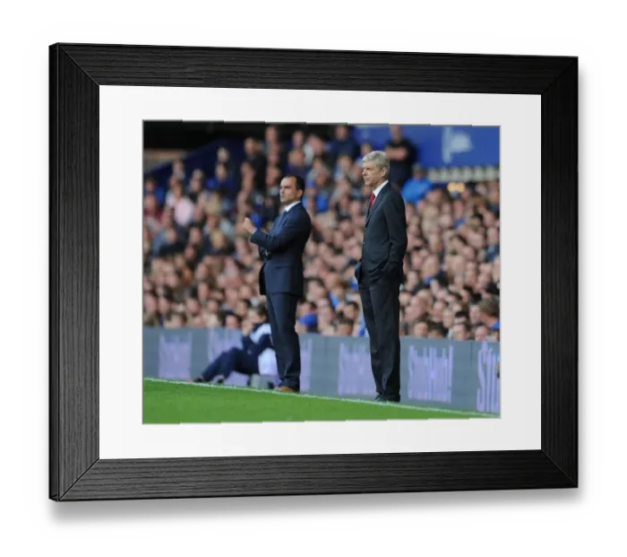Framed Print : Arsene Wenger vs. Roberto Martinez: Premier League Showdown (Everton v Arsenal, 2014) Framed Print : Arsene Wenger vs. Roberto Martinez: Premier League Showdown (Everton v Arsenal, 2014)