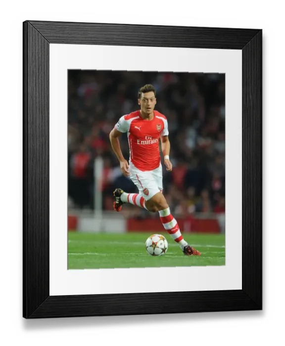 Framed Print : Mesut Ozil in Action: Arsenal FC vs Besiktas JK, UEFA Champions League Qualifiers (2014) Framed Print : Mesut Ozil in Action: Arsenal FC vs Besiktas JK, UEFA Champions League Qualifiers (2014)