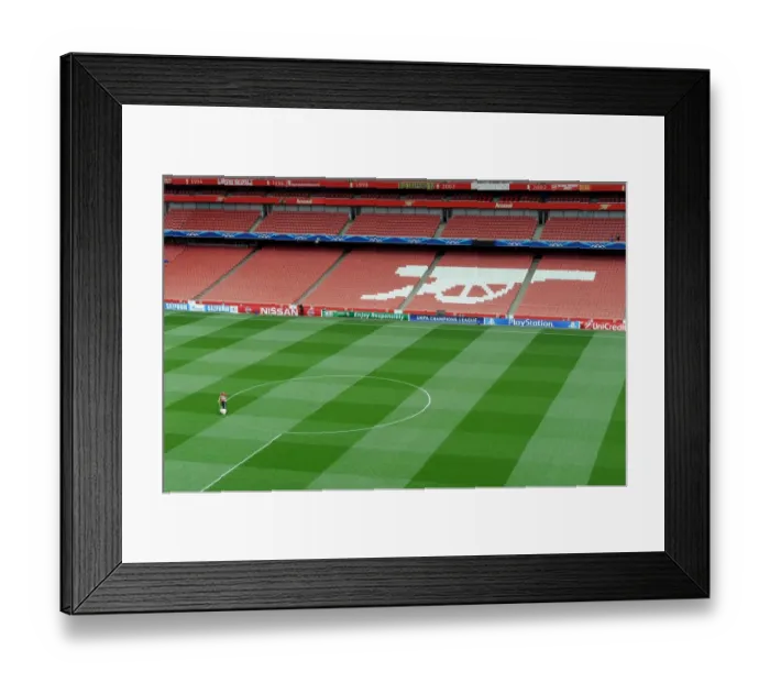 Framed Print : Arsenal's Emirates Stadium: Prepared for Champions League Battle Against Besiktas (2014) Framed Print : Arsenal's Emirates Stadium: Prepared for Champions League Battle Against Besiktas (2014)