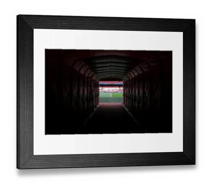 Framed Print : Arsenal FC vs Besiktas JK: Players Tunnel, Emirates Stadium - UEFA Champions League Qualifiers 2014 Framed Print : Arsenal FC vs Besiktas JK: Players Tunnel, Emirates Stadium - UEFA Champions League Qualifiers 2014