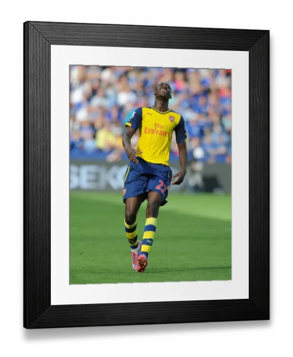 Framed Print : Yaya Sanogo in Action: Leicester City vs Arsenal, Premier League 2014-15 Framed Print : Yaya Sanogo in Action: Leicester City vs Arsenal, Premier League 2014-15