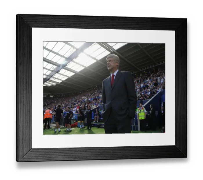 Framed Print : Arsene Wenger at Leicester City: A 2014-15 Visit Framed Print : Arsene Wenger at Leicester City: A 2014-15 Visit