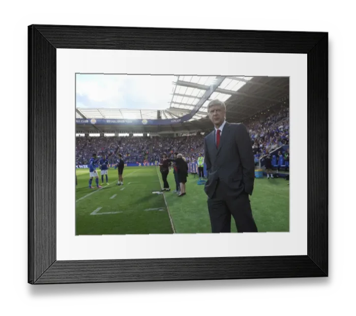 Framed Print : Arsene Wenger at Leicester City: A 2014-15 Visit (Arsenal vs Leicester City) Framed Print : Arsene Wenger at Leicester City: A 2014-15 Visit (Arsenal vs Leicester City)