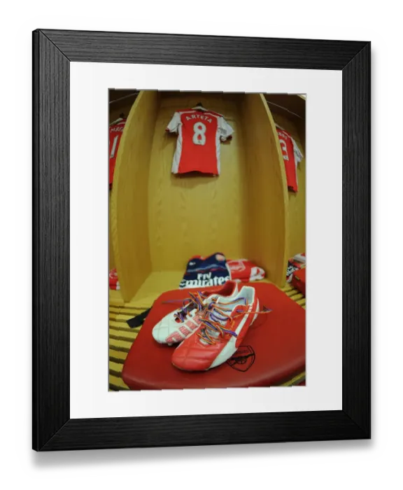 Framed Print : Mikel Arteta's Rainbow Laces: Supporting Diversity at Arsenal (vs Manchester City, 2014-15) Framed Print : Mikel Arteta's Rainbow Laces: Supporting Diversity at Arsenal (vs Manchester City, 2014-15)