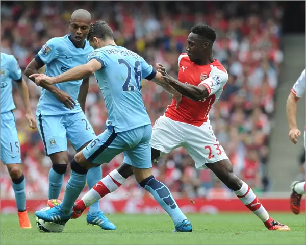 Danny Welbeck (Arsenal) Martin Demichelis (Man City). Arsenal 2: 2 Manchester City