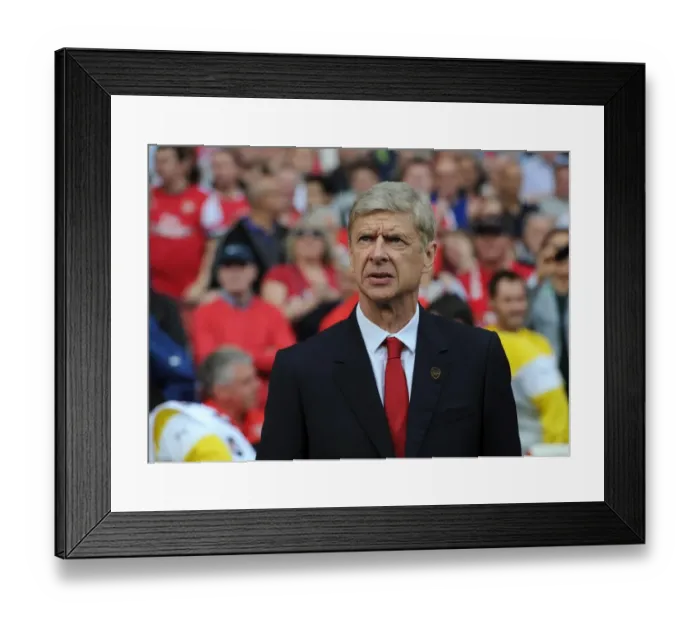 Framed Print : Arsene Wenger: Arsenal vs Manchester City, Premier League 2014-15 Framed Print : Arsene Wenger: Arsenal vs Manchester City, Premier League 2014-15