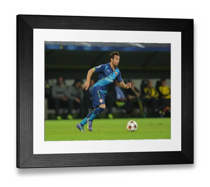 Framed Print : Champions League Showdown: Santi Cazorla Faces Borussia Dortmund Framed Print : Champions League Showdown: Santi Cazorla Faces Borussia Dortmund