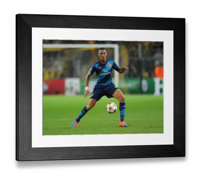 Framed Print : Kieran Gibbs in Action: Arsenal vs. Borussia Dortmund, 2014-15 UEFA Champions League Framed Print : Kieran Gibbs in Action: Arsenal vs. Borussia Dortmund, 2014-15 UEFA Champions League
