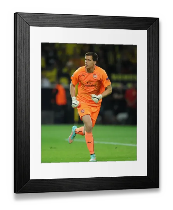Framed Print : Wojciech Szczesny: Arsenal's Steadfast Shield in Borussia Dortmund, UEFA Champions League 2014-15