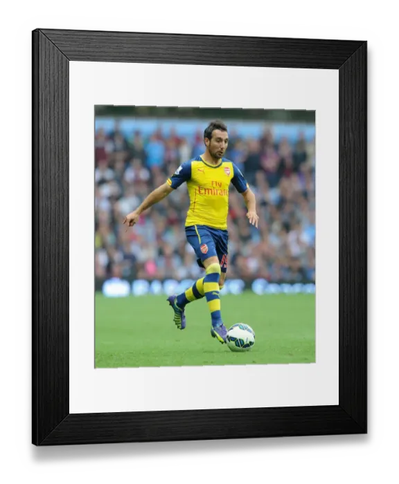 Framed Print : Santi Cazorla in Action: Aston Villa vs. Arsenal, Premier League 2014-15 Framed Print : Santi Cazorla in Action: Aston Villa vs. Arsenal, Premier League 2014-15