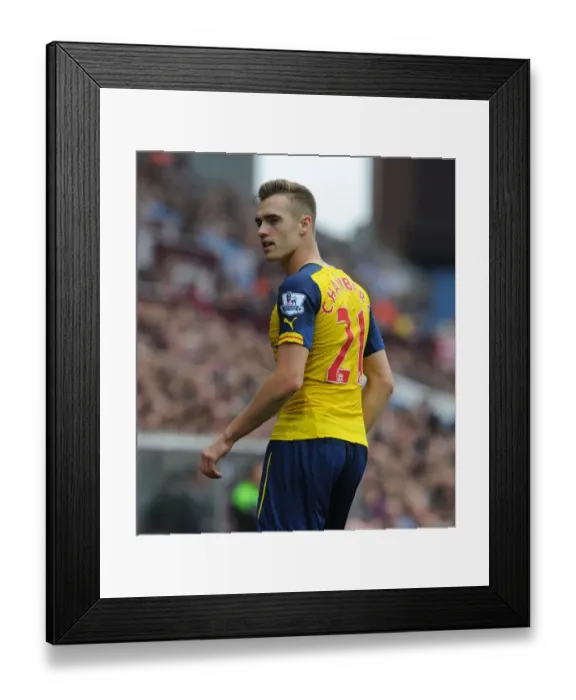 Framed Print : Calum Chambers in Action: Arsenal vs. Aston Villa, Premier League 2014-15 Framed Print : Calum Chambers in Action: Arsenal vs. Aston Villa, Premier League 2014-15