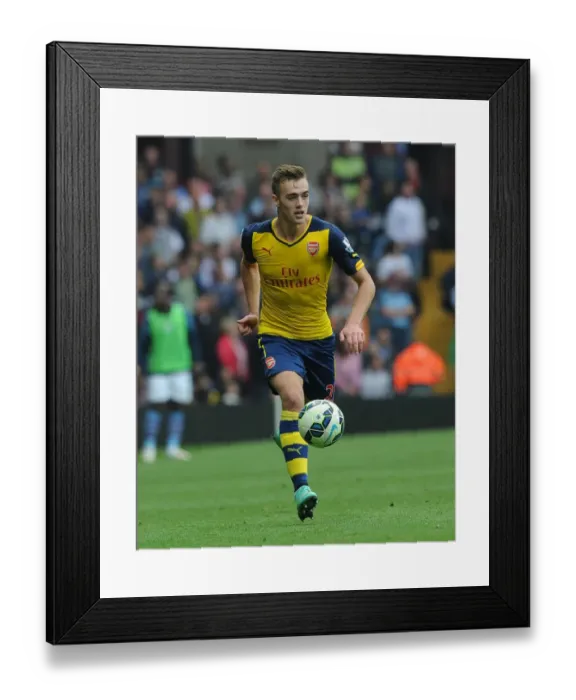 Framed Print : Calum Chambers: In Action for Arsenal Against Aston Villa, Premier League 2014-15 Framed Print : Calum Chambers: In Action for Arsenal Against Aston Villa, Premier League 2014-15