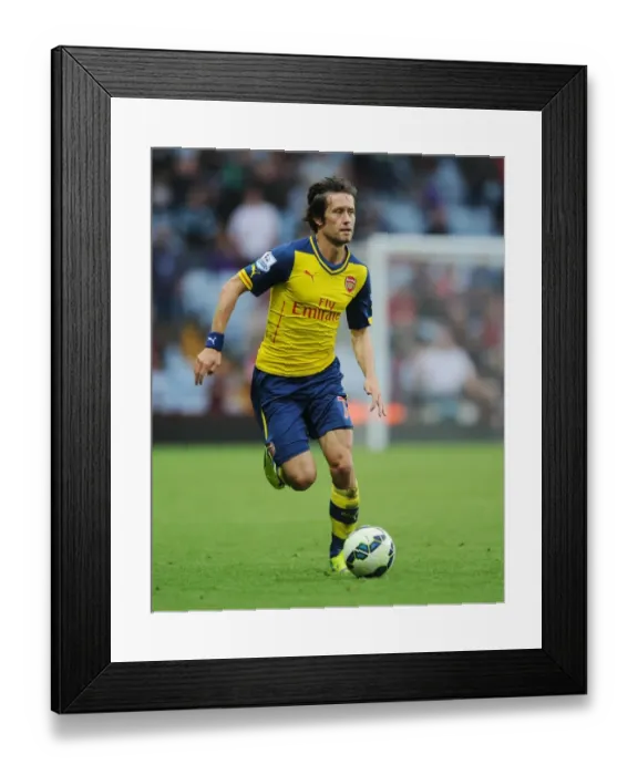 Framed Print : Tomas Rosicky in Action: Aston Villa vs. Arsenal, Premier League 2014-15 Framed Print : Tomas Rosicky in Action: Aston Villa vs. Arsenal, Premier League 2014-15