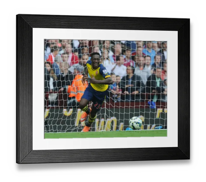 Framed Print : Danny Welbeck Scores Second Goal: Aston Villa vs. Arsenal, Premier League 2014-15 Framed Print : Danny Welbeck Scores Second Goal: Aston Villa vs. Arsenal, Premier League 2014-15
