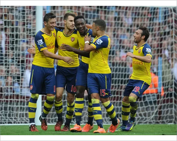 Arsenal's Winning Moment: Welbeck Scores Second Goal vs. Aston Villa (2014-15)