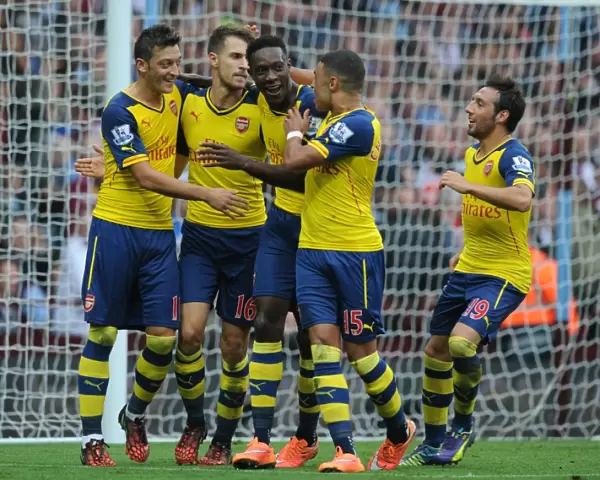Arsenal's Winning Moment: Welbeck Scores Second Goal vs. Aston Villa (2014-15)