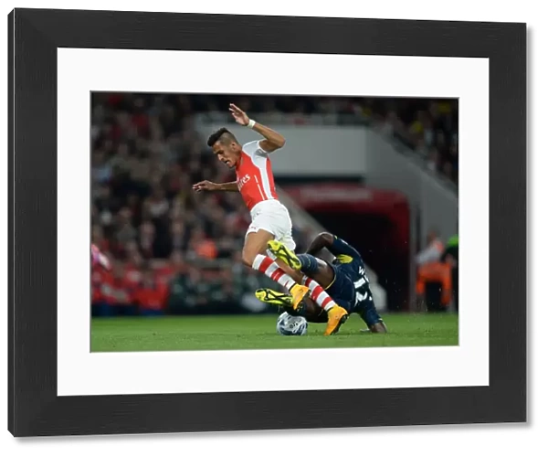 Sanchez vs. Wanyama: A Footballing Battle at the Emirates - Arsenal vs. Southampton, League Cup 2014 / 15