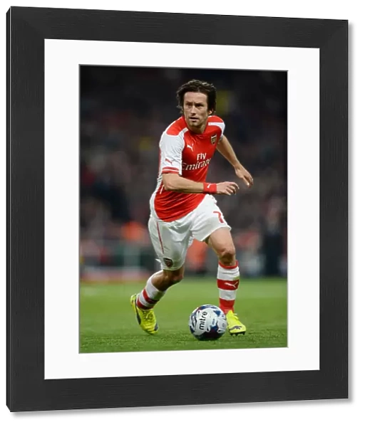 Tomas Rosicky in Action: Arsenal vs Southampton, League Cup 2014 / 15