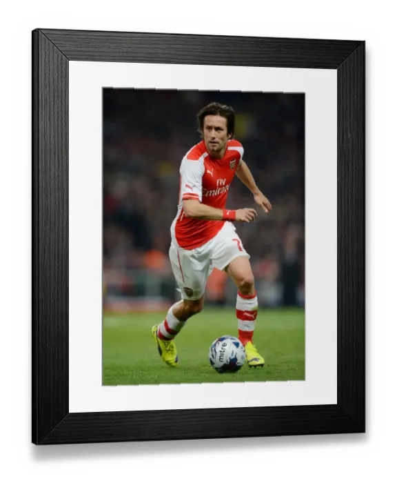 Framed Print : Tomas Rosicky in Action: Arsenal vs Southampton, League Cup 2014 / 15 Framed Print : Tomas Rosicky in Action: Arsenal vs Southampton, League Cup 2014 / 15