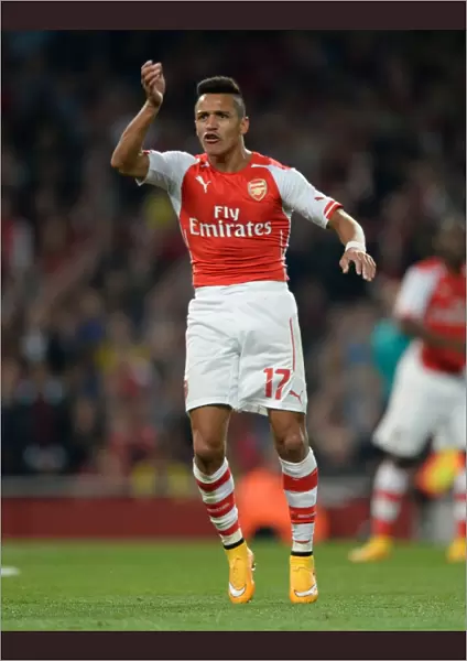Alexis Sanchez in Action: Arsenal vs Southampton, League Cup 2014 / 15