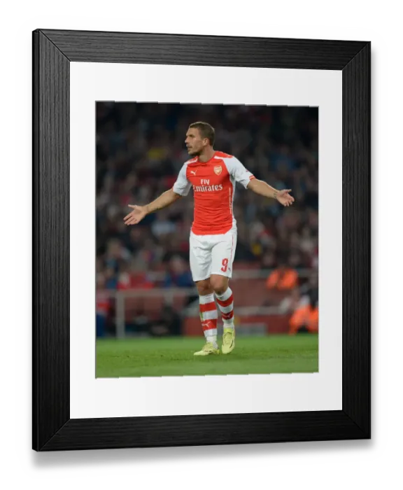 Framed Print : Arsenal vs Southampton: Capital One Cup Battle at Emirates Stadium