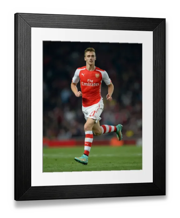 Framed Print : Calum Chambers in Action: Arsenal vs Southampton, League Cup 2014 / 15