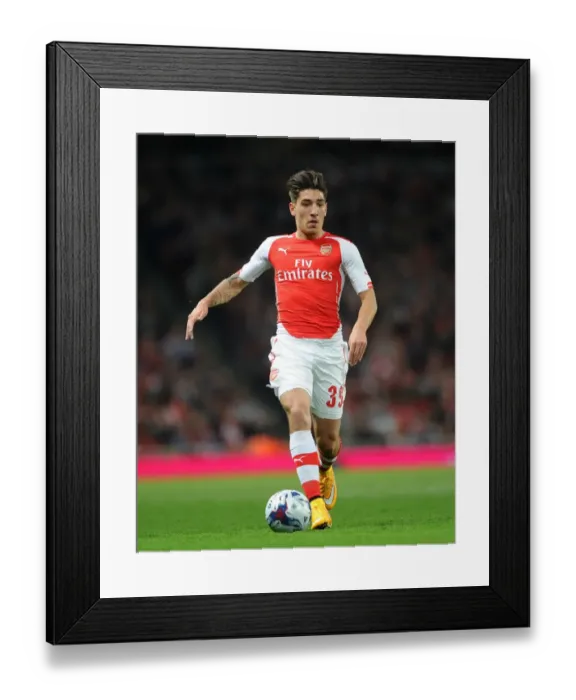 Framed Print : Hector Bellerin in Action: Arsenal vs Southampton, League Cup 2014 / 15 Framed Print : Hector Bellerin in Action: Arsenal vs Southampton, League Cup 2014 / 15