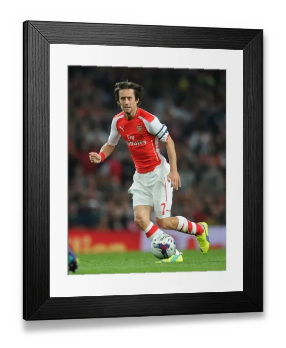 Framed Print : Tomas Rosicky: Arsenal's League Cup Star