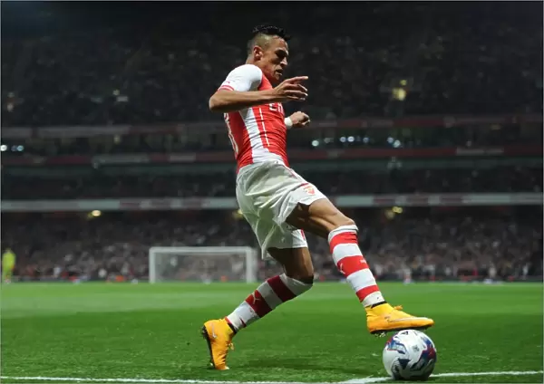 Alexis Sanchez in Action: Arsenal vs. Southampton, Capital One Cup 2014 / 15