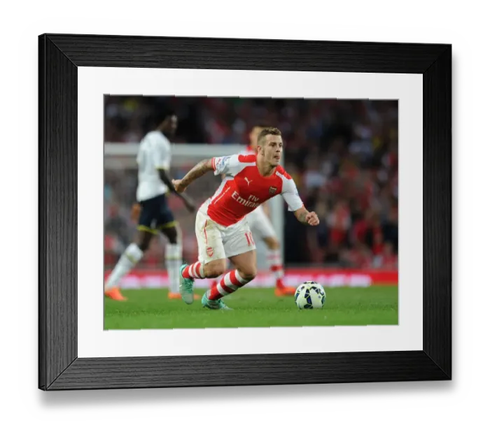 Framed Print : Jack Wilshere in Action: Arsenal vs. Tottenham Hotspur, Premier League 2014-15 Framed Print : Jack Wilshere in Action: Arsenal vs. Tottenham Hotspur, Premier League 2014-15