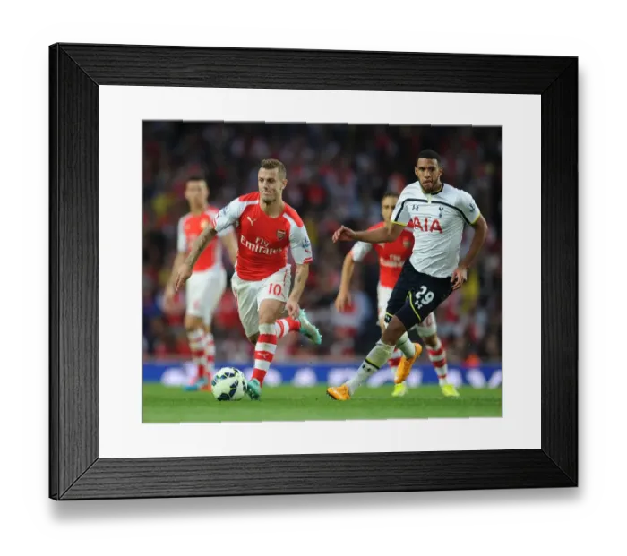 Framed Print : Clash of Midfield Titans: Jack Wilshere vs. Etienne Capoue (Arsenal v Tottenham 2014-15) Framed Print : Clash of Midfield Titans: Jack Wilshere vs. Etienne Capoue (Arsenal v Tottenham 2014-15)