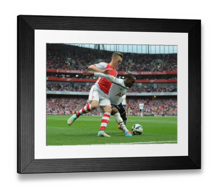 Framed Print : Clash at the Emirates: Chambers vs. Rose in Arsenal vs. Tottenham Rivalry Framed Print : Clash at the Emirates: Chambers vs. Rose in Arsenal vs. Tottenham Rivalry