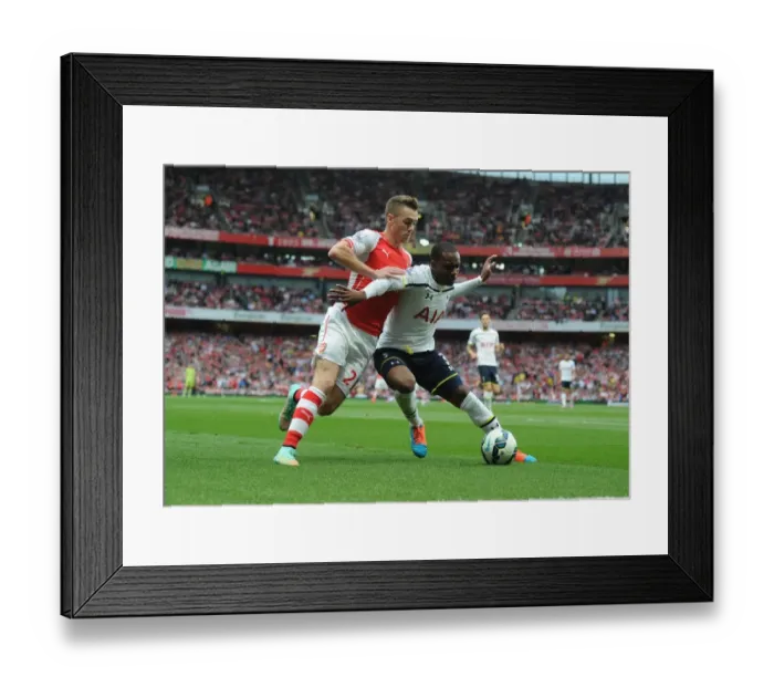 Framed Print : Clash at the Emirates: Chambers vs. Rose in the Intense Arsenal-Tottenham Rivalry (2014-15) Framed Print : Clash at the Emirates: Chambers vs. Rose in the Intense Arsenal-Tottenham Rivalry (2014-15)