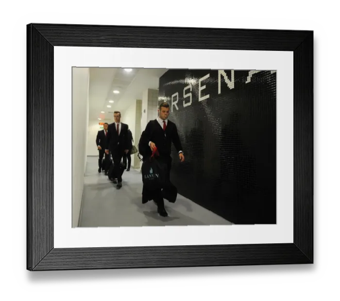 Framed Print : Jack Wilshere: Arsenal vs. Tottenham Showdown, Premier League 2014-15