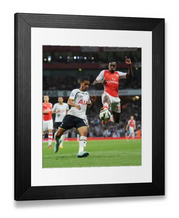 Framed Print : Clash at the Emirates: Welbeck vs. Naughton in the Arsenal v Tottenham Rivalry