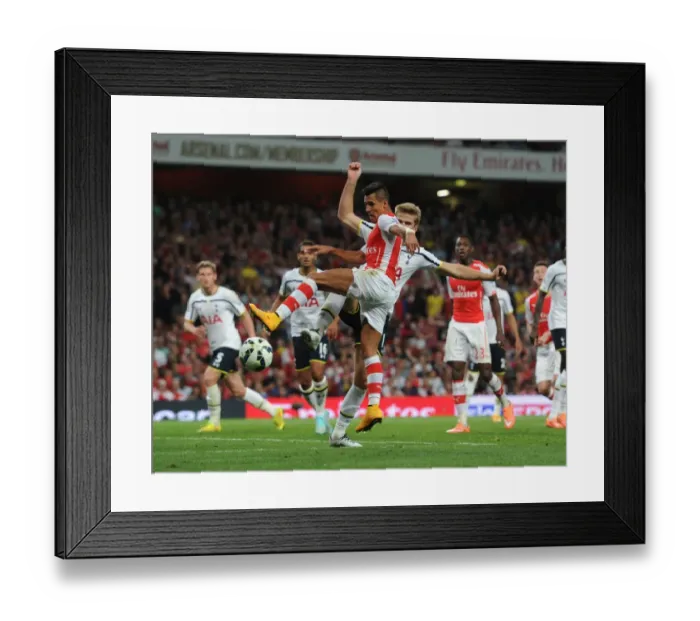 Framed Print : Clash of Titans: Sanchez vs. Dier - Arsenal vs. Tottenham Rivalry (2014-15)