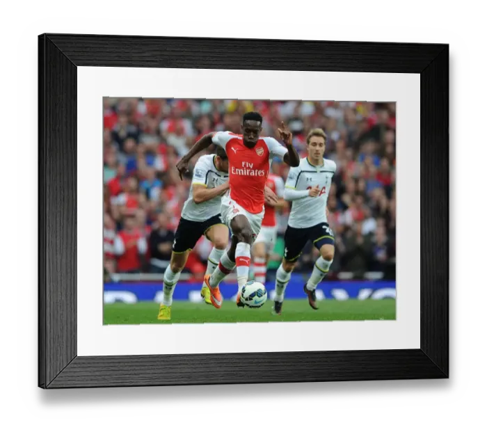 Framed Print : Danny Welbeck in Action: Arsenal vs. Tottenham, Premier League 2014-15