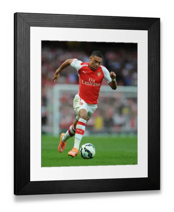 Framed Print : Arsenal vs. Tottenham: Oxlade-Chamberlain in Action (2014-15) Framed Print : Arsenal vs. Tottenham: Oxlade-Chamberlain in Action (2014-15)