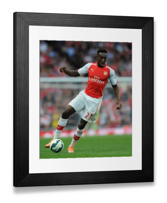 Framed Print : Danny Welbeck in Action: Arsenal vs. Tottenham, Premier League 2014-15