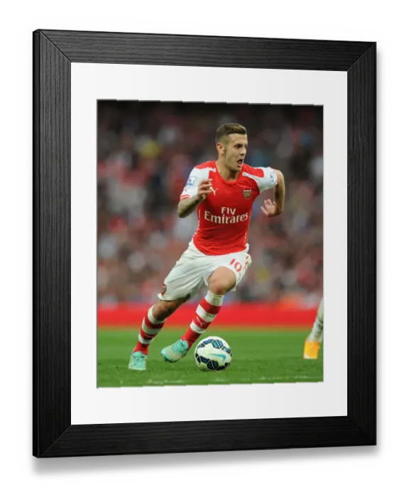 Framed Print : Arsenal vs. Tottenham Showdown: Jack Wilshere's Battle in the Premier League 2014-15 Framed Print : Arsenal vs. Tottenham Showdown: Jack Wilshere's Battle in the Premier League 2014-15