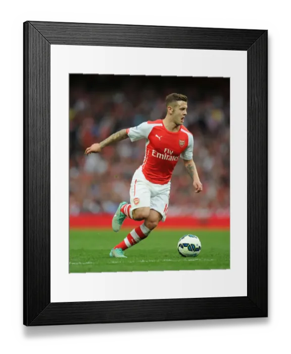 Framed Print : Arsenal vs. Tottenham Showdown: Jack Wilshere's Battle in the Premier League 2014-15 - The Clash of Rivals Framed Print : Arsenal vs. Tottenham Showdown: Jack Wilshere's Battle in the Premier League 2014-15 - The Clash of Rivals