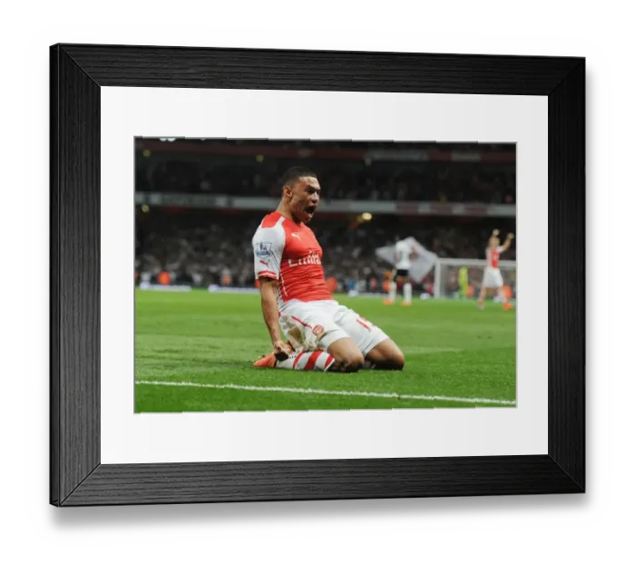 Framed Print : Alex Oxlade-Chamberlain's Goal: Arsenal vs. Tottenham, Premier League 2014-15 Framed Print : Alex Oxlade-Chamberlain's Goal: Arsenal vs. Tottenham, Premier League 2014-15