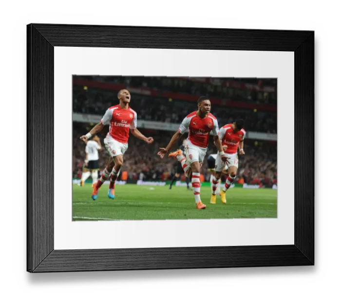 Framed Print : Oxlade-Chamberlain's Dramatic Winner: Arsenal 1-0 Tottenham (2014-15) Framed Print : Oxlade-Chamberlain's Dramatic Winner: Arsenal 1-0 Tottenham (2014-15)