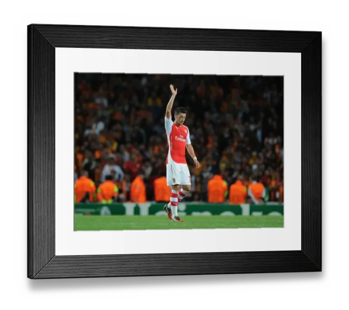Framed Print : Mesut Ozil's Brilliant Performance: Arsenal FC Overpowers Galatasaray in 2014 Champions League Framed Print : Mesut Ozil's Brilliant Performance: Arsenal FC Overpowers Galatasaray in 2014 Champions League