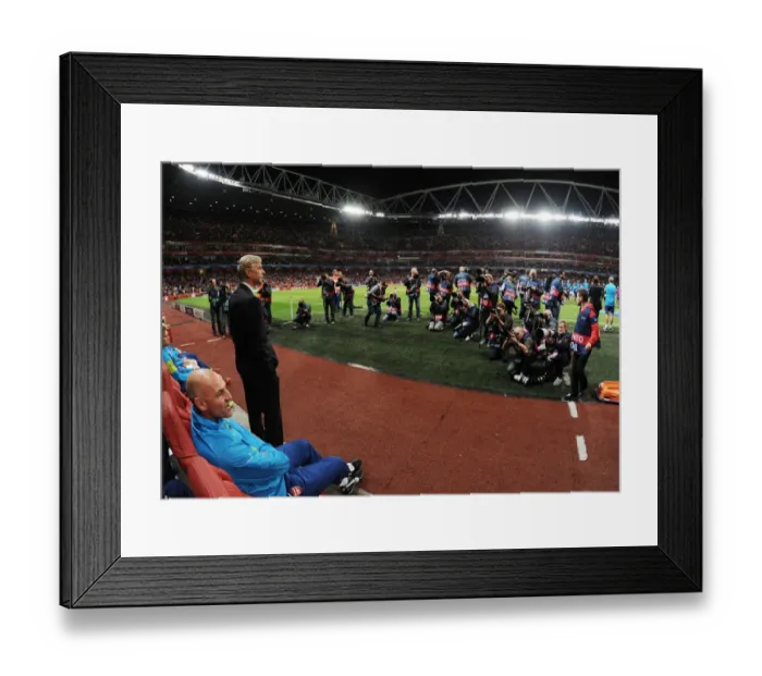 Framed Print : Arsene Wenger before Arsenal vs. Galatasaray Champions League Clash, Emirates Stadium, 2014 Framed Print : Arsene Wenger before Arsenal vs. Galatasaray Champions League Clash, Emirates Stadium, 2014