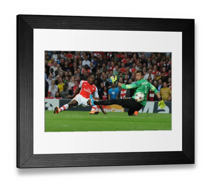 Framed Print : Danny Welbeck Scores His Second Goal: Arsenal's Victory Against Galatasaray in the 2014 / 15 Champions League Framed Print : Danny Welbeck Scores His Second Goal: Arsenal's Victory Against Galatasaray in the 2014 / 15 Champions League
