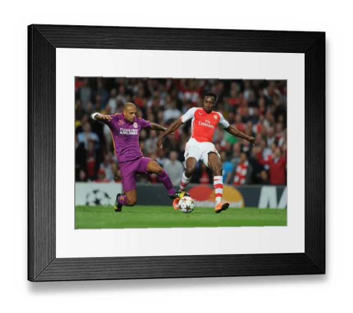 Framed Print : Arsenal's Danny Welbeck Scores against Galatasaray in 2014 Champions League Framed Print : Arsenal's Danny Welbeck Scores against Galatasaray in 2014 Champions League